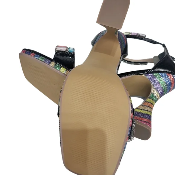 Betsey Johnson Emani High Heel Sandals Black - Picture 8 of 8